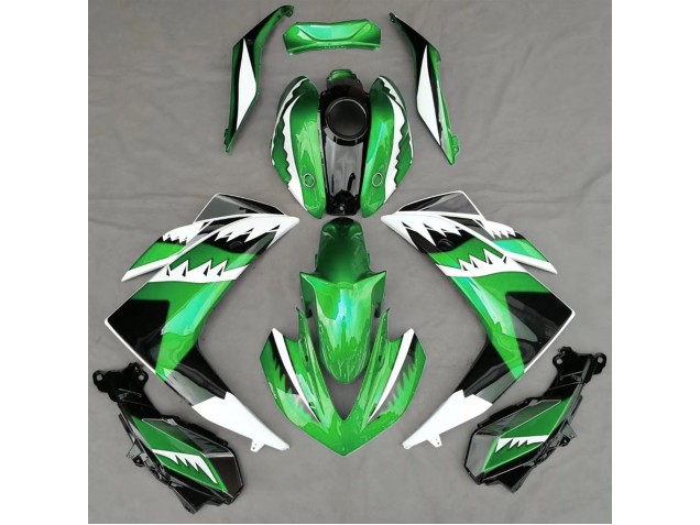 Tiburón Verde 15-18 R3 Carenado Moto Tiburón Verde 15-18 R3 Carenado Moto