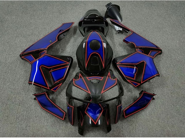 Tortuga Azul & Roja 05-06 CBR600RR Carenado Moto Tortuga Azul & Roja 05-06 CBR600RR Carenado Moto
