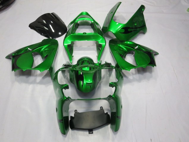 Verde 00-02 ZX6R Carenado Moto Verde 00-02 ZX6R Carenado Moto