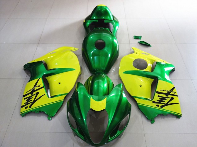 Verde & Amarillo 97-07 GSXR 1300 Carenado Moto Verde & Amarillo 97-07 GSXR 1300 Carenado Moto