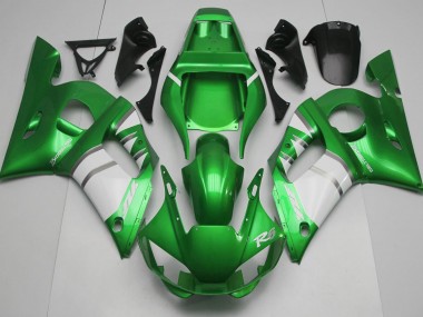 Verde Blanco 98-02 R6 Carenado Moto