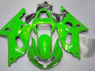 Verde Brillante 01-03 GSXR 600-750 Carenado Moto