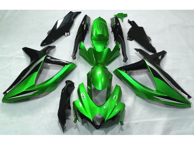Verde Brillante 08-10 GSXR 600-750 Carenado Moto Verde Brillante 08-10 GSXR 600-750 Carenado Moto
