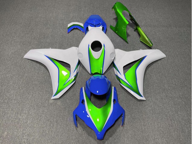 Verde Brillante & Azul 08-11 CBR1000RR Carenado Moto Verde Brillante & Azul 08-11 CBR1000RR Carenado Moto