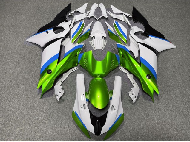 Verde Brillante & Azul Claro 17-21 R6 Carenado Moto Verde Brillante & Azul Claro 17-21 R6 Carenado Moto
