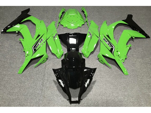 Verde Brillante & Logotipos 11-15 ZX10R Carenado Moto Verde Brillante & Logotipos 11-15 ZX10R Carenado Moto
