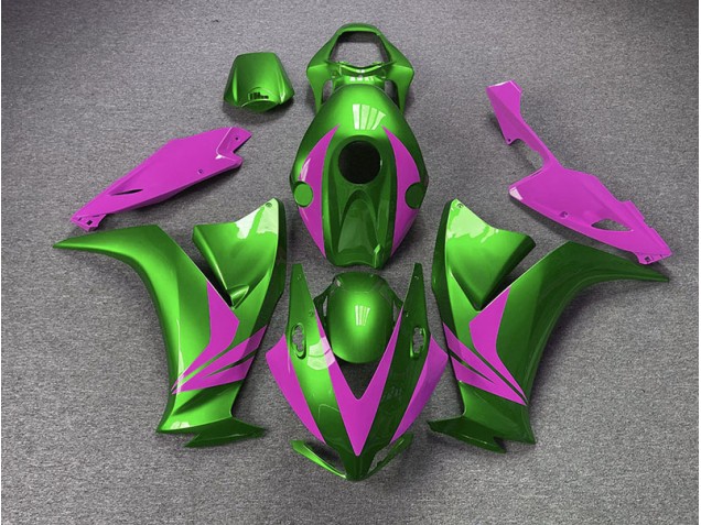 Verde Brillante & Rosa 12-16 CBR1000RR Carenado Moto Verde Brillante & Rosa 12-16 CBR1000RR Carenado Moto