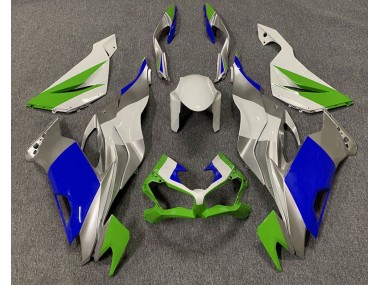 Verde Brillo Azul & Plata 19-23 ZX6R Carenado Moto