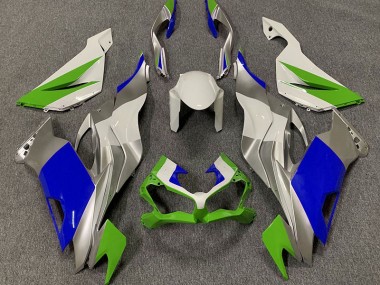 Verde Brillo Azul & Plata 19-23 ZX6R Carenado Moto