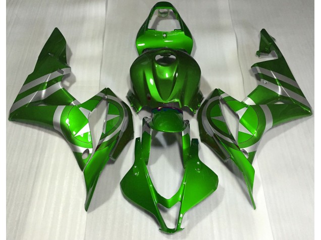 Verde Capitán América 07-08 CBR600RR Carenado Moto Verde Capitán América 07-08 CBR600RR Carenado Moto
