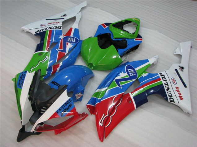 Verde Fiat 08-16 R6 Carenado Moto Verde Fiat 08-16 R6 Carenado Moto