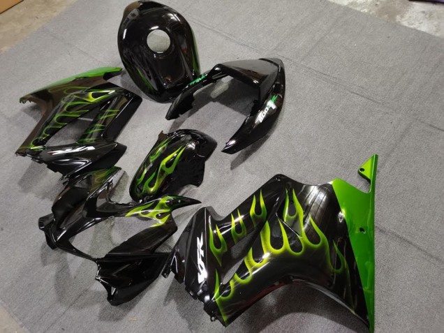 Verde Llama 02-12 VFR800 Carenado Moto Verde Llama 02-12 VFR800 Carenado Moto