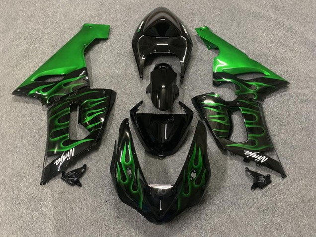 Verde Llama 05-06 ZX6R Carenado Moto Verde Llama 05-06 ZX6R Carenado Moto
