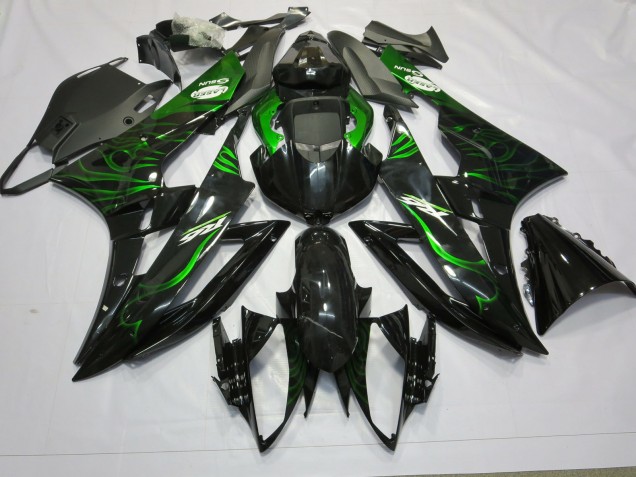Verde Llama 06-07 R6 Carenado Moto Verde Llama 06-07 R6 Carenado Moto