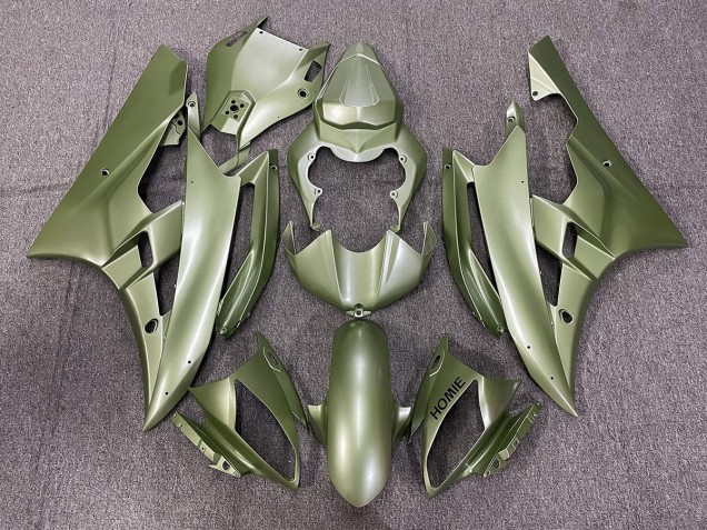 Verde Mate 06-07 R6 Carenado Moto Verde Mate 06-07 R6 Carenado Moto