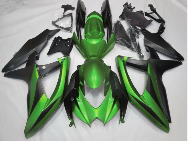 Verde Mate Sin R 08-10 GSXR 600-750 Carenado Moto Verde Mate Sin R 08-10 GSXR 600-750 Carenado Moto
