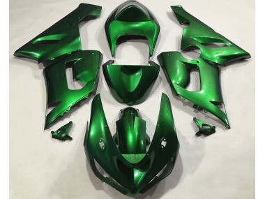 Verde Metalizado 05-06 ZX6R Carenado Moto