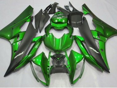 Verde Metalizado & Negro 06-07 R6 Carenado Moto