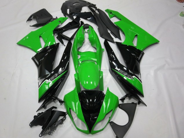 Verde Negro 09-12 ZX6R Carenado Moto