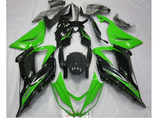 Verde & Negro 13-18 ZX6R Carenado Moto Verde & Negro 13-18 ZX6R Carenado Moto