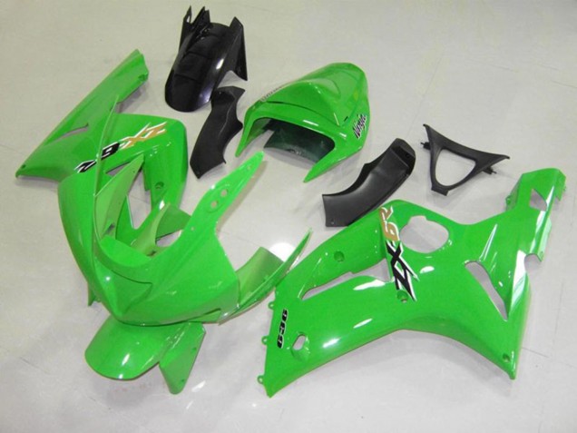 Verde Negro Cheq 03-04 ZX6R Carenado Moto