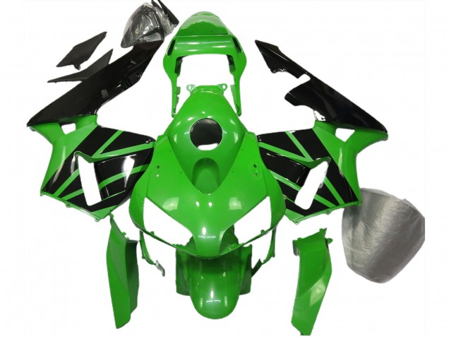 Verde Negro Sin Calcomanías 03-04 CBR600RR Carenado Moto Verde Negro Sin Calcomanías 03-04 CBR600RR Carenado Moto