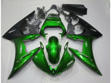 Verde Oscuro Brillante 05 R6 Carenado Moto