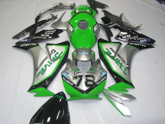 Verde Plata 12-16 CBR1000RR Carenado Moto Verde Plata 12-16 CBR1000RR Carenado Moto
