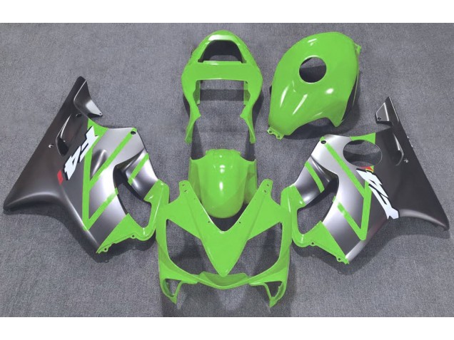 Verde & Plata Mate 01-03 CBR600 F4i Carenado Moto Verde & Plata Mate 01-03 CBR600 F4i Carenado Moto