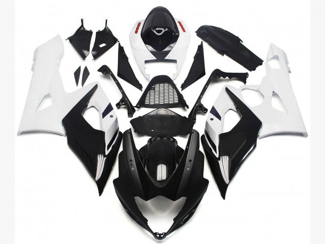 Vibrante Azul Brillante & Negro Mate 05-06 GSXR 1000 Carenado Moto Vibrante Azul Brillante & Negro Mate 05-06 GSXR 1000 Carenado Moto