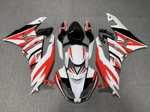 Zag Rojo Blanco & Negro 09-12 ZX6R Carenado Moto Zag Rojo Blanco & Negro 09-12 ZX6R Carenado Moto