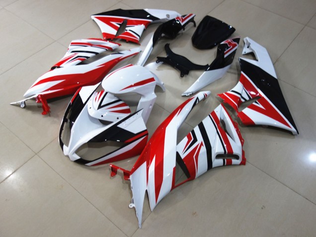 Zagg Rojo Blanco 09-12 ZX6R Carenado Moto Zagg Rojo Blanco 09-12 ZX6R Carenado Moto